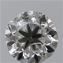 0.70 Carats, Round with Good Cut, H Color, I1 Clarity and Certified by GIA