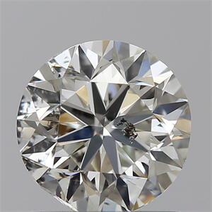 Picture of 1.00 Carats, Round with Very Good Cut, J Color, I1 Clarity and Certified by GIA