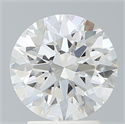 Lab Created Diamond 2.67 Carats, Round with Excellent Cut, G Color, VS1 Clarity and Certified by IGI