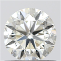 0.70 Carats, Round with Very Good Cut, L Color, VS2 Clarity and Certified by GIA