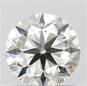 0.80 Carats, Round with Very Good Cut, L Color, SI1 Clarity and Certified by GIA