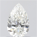 0.60 Carats, Pear H Color, VVS2 Clarity and Certified by GIA
