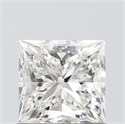 0.80 Carats, Princess H Color, VVS2 Clarity and Certified by GIA