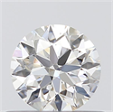 0.46 Carats, Round with Excellent Cut, F Color, IF Clarity and Certified by GIA