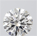 0.50 Carats, Round with Excellent Cut, G Color, VVS2 Clarity and Certified by GIA