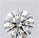 0.54 Carats, Round with Excellent Cut, E Color, VVS1 Clarity and Certified by GIA