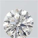 0.50 Carats, Round with Excellent Cut, G Color, VVS1 Clarity and Certified by GIA