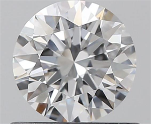 Picture of 0.53 Carats, Round with Excellent Cut, D Color, VVS2 Clarity and Certified by GIA