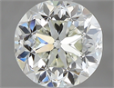 1.00 Carats, Round with Fair Cut, K Color, VVS2 Clarity and Certified by GIA