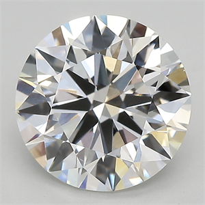 Picture of Lab Created Diamond 2.69 Carats, Round with ideal Cut, G Color, vvs2 Clarity and Certified by IGI