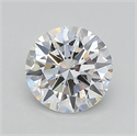 Del inventario de diamantes de laboratorio, 0.86 quilates, Redondo , Color E, claridad vvs2 y certificado IGI
