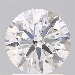 Picture of Lab Created Diamond 1.70 Carats, Round with Ideal Cut, E Color, VS1 Clarity and Certified by IGI