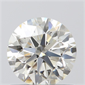0.71 Carats, Round with Excellent Cut, J Color, VS2 Clarity and Certified by GIA