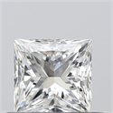 0.45 Carats, Princess G Color, VVS1 Clarity and Certified by GIA