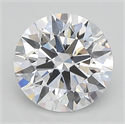 Lab Created Diamond 1.23 Carats, Round with ideal Cut, D Color, vvs2 Clarity and Certified by IGI