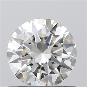 Picture of 0.62 Carats, Round with Excellent Cut, H Color, IF Clarity and Certified by GIA