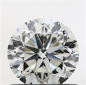 0.71 Carats, Round with Good Cut, J Color, IF Clarity and Certified by GIA