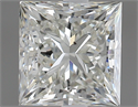 0.80 Carats, Princess J Color, VS2 Clarity and Certified by GIA