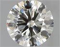 0.80 Carats, Round with Very Good Cut, L Color, VS2 Clarity and Certified by GIA