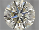0.81 Carats, Round with Very Good Cut, N Color, VS1 Clarity and Certified by GIA