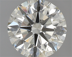 Picture of 0.71 Carats, Round with Excellent Cut, L Color, VS2 Clarity and Certified by GIA