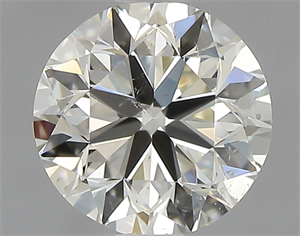 Picture of 0.80 Carats, Round with Very Good Cut, L Color, SI1 Clarity and Certified by GIA
