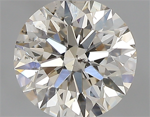 Picture of 0.71 Carats, Round with Excellent Cut, L Color, SI1 Clarity and Certified by GIA