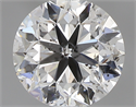 0.71 Carats, Round with Very Good Cut, F Color, I1 Clarity and Certified by GIA