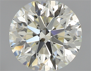 Picture of 0.72 Carats, Round with Excellent Cut, L Color, SI1 Clarity and Certified by GIA