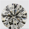 0.40 Carats, Round with Excellent Cut, M Color, SI1 Clarity and Certified by GIA