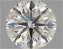 0.47 Carats, Round with Excellent Cut, J Color, VVS1 Clarity and Certified by GIA