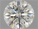 0.74 Carats, Round with Excellent Cut, L Color, VS2 Clarity and Certified by GIA