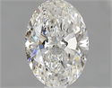 0.53 Carats, Oval G Color, SI2 Clarity and Certified by GIA