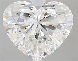 Picture of 3.10 Carats, Heart G Color, IF Clarity and Certified by GIA