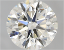 1.50 Carats, Round with Very Good Cut, J Color, VVS2 Clarity and Certified by GIA