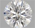 0.50 Carats, Round with Excellent Cut, D Color, VVS1 Clarity and Certified by GIA