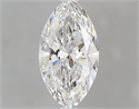0.70 Carats, Marquise E Color, VS2 Clarity and Certified by GIA