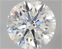 1.50 Carats, Round with Excellent Cut, H Color, I1 Clarity and Certified by GIA