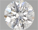 0.77 Carats, Round with Excellent Cut, D Color, IF Clarity and Certified by GIA