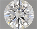 0.58 Carats, Round with Excellent Cut, G Color, VS2 Clarity and Certified by GIA