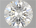 0.90 Carats, Round with Excellent Cut, I Color, SI2 Clarity and Certified by GIA