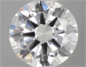 0.40 Carats, Round with Very Good Cut, F Color, VVS1 Clarity and Certified by GIA
