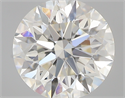 0.60 Carats, Round with Excellent Cut, J Color, VS1 Clarity and Certified by GIA