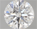 0.53 Carats, Round with Excellent Cut, E Color, VS2 Clarity and Certified by GIA