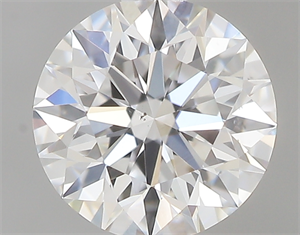 Picture of 0.53 Carats, Round with Excellent Cut, E Color, VS2 Clarity and Certified by GIA