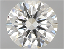 0.56 Carats, Round with Excellent Cut, K Color, VVS1 Clarity and Certified by GIA