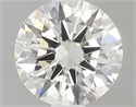 0.51 Carats, Round with Excellent Cut, J Color, IF Clarity and Certified by GIA