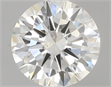 0.70 Carats, Round with Excellent Cut, I Color, SI1 Clarity and Certified by GIA