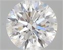 0.41 Carats, Round with Excellent Cut, F Color, VS2 Clarity and Certified by GIA