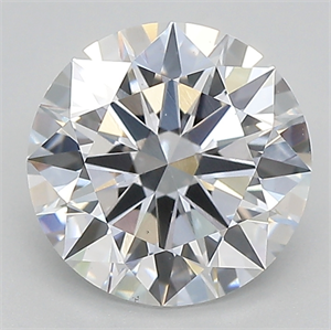 Picture of Lab Created Diamond 2.05 Carats, Round with excellent Cut, D Color, vs1 Clarity and Certified by IGI
